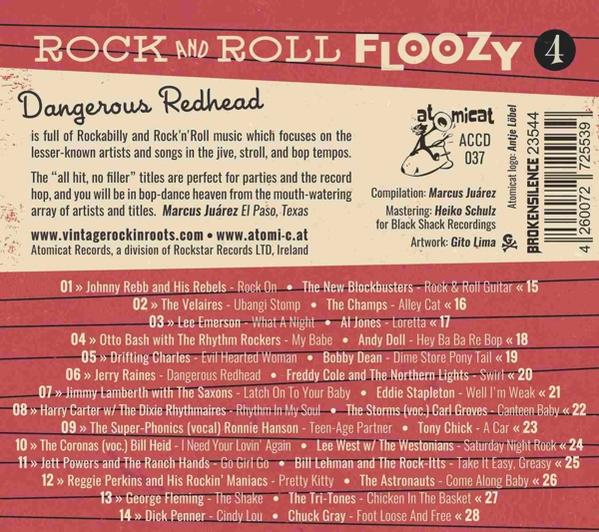 VARIOUS - Rock And Floozy 4-Dangerous Redhead - Roll (CD)