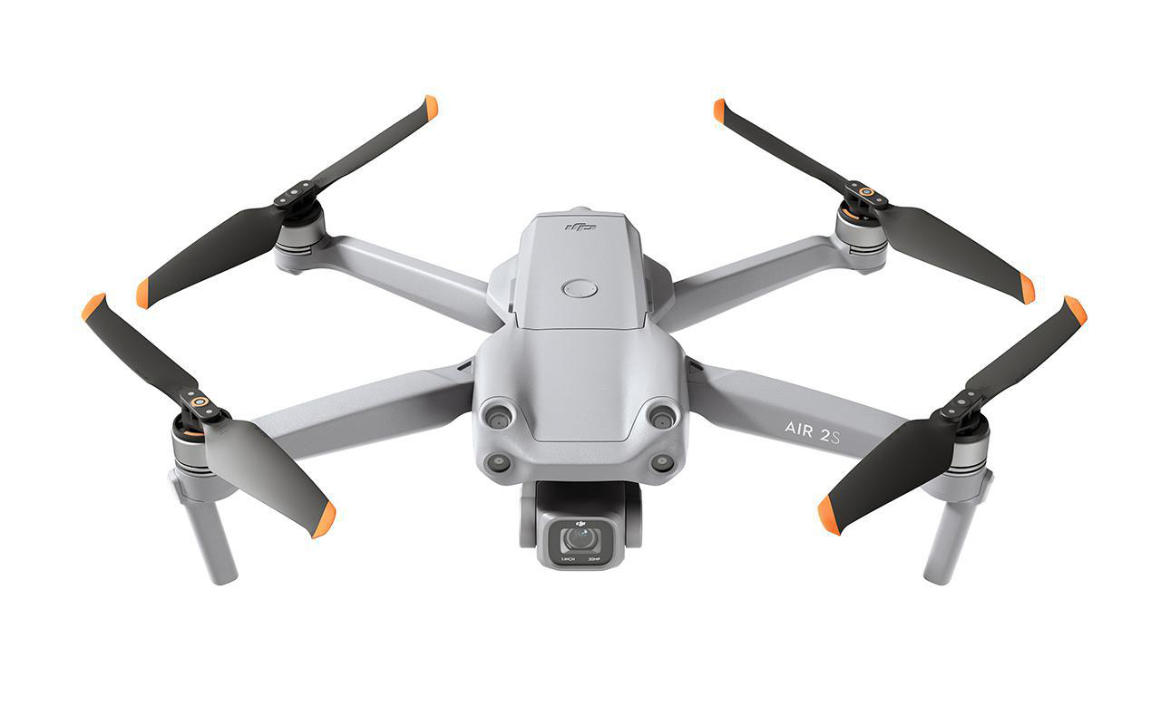 DJI AIR 2S MORE Drohne, SMART & Grau/Schwarz COMBO CONTROLLER FLY