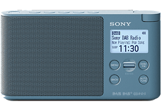 Radioportátil - Sony XDR-S41DL, FM/DAB, Pantalla LCD, Despertador, Azul