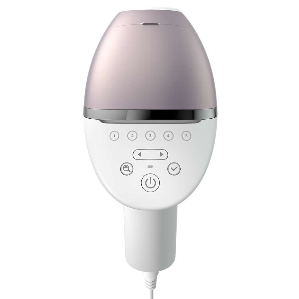 PHILIPS BRI947/00 IPL-Haarentfernungsgerät Lumea Prestige inkl. 4 Aufsätze IPL-Haarentfernungsgerät (Weiß, mit , Netzbetrieb)