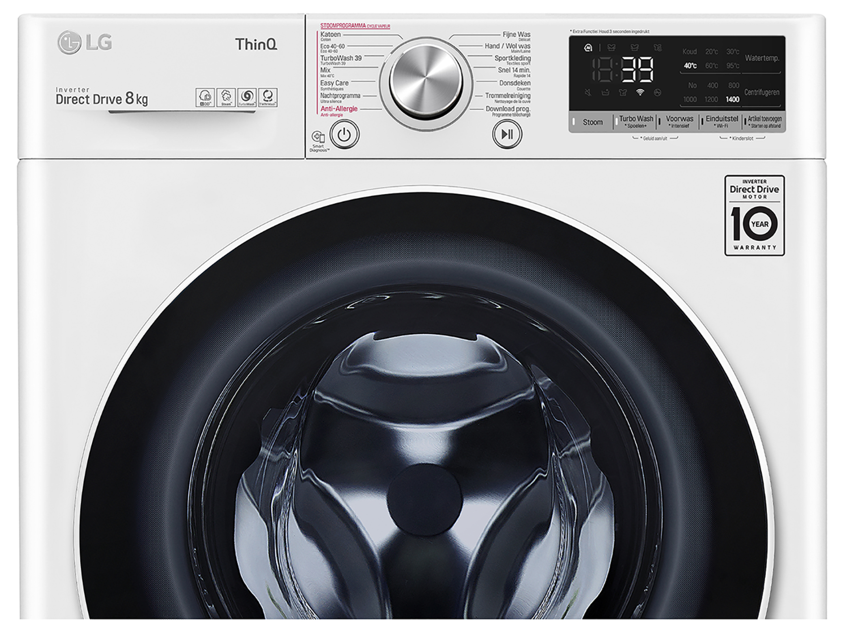 LG F4WV708S0E AI DD Wasmachine