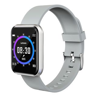 LENOVO E1 Pro - Smartwatch (Silikon, Silber/Grau)