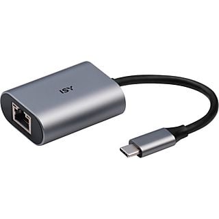 ISY Adapter IAD-1010-C
 USB 3.0 Typ-C auf Gb-LAN, Silber