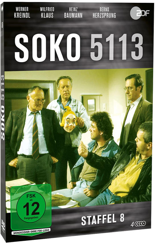 DVD-Cover. Menschen in einem Raum, ein Mann mit gelber Maske und grünes FSK 12 Logo.