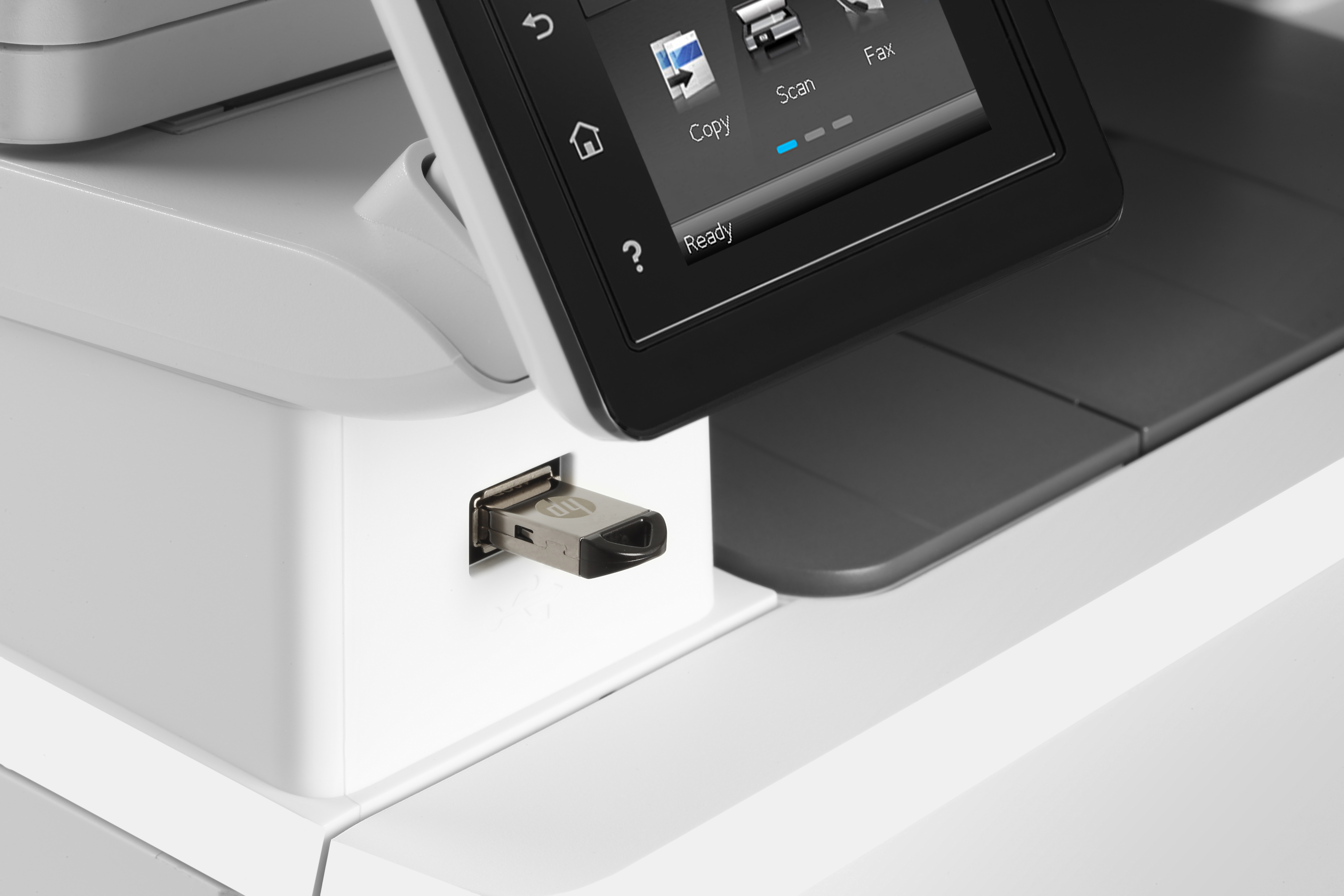 HP Multifunktionsdrucker LaserJet Pro MFP M281fdw, Farblaser (T6B82A#B19), Multifunktionsdrucker, WLAN, Weiß 