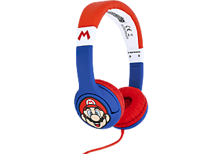 OTL TECHNOLOGIES Super Mario Enfants - casque de musique (On-ear, rouge Bleu)