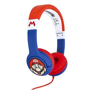 OTL TECHNOLOGIES Super Mario Kids - Kopfhörer (On-ear, Rot/Blau)