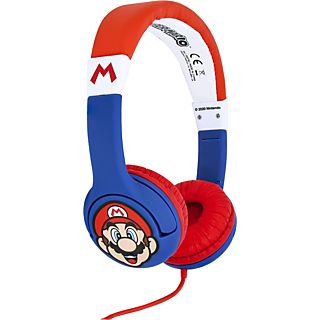 OTL TECHNOLOGIES Super Mario Kids - Kopfhörer (On-ear, Rot/Blau)
