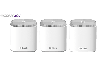 D-LINK 3-Pack COVR-X1863 AX1800 Dual-Band Whole Home Mesh Wi-Fi 6 System