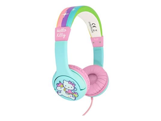 OTL TECHNOLOGIES Kitty arc-en-ciel pour enfants - casque de musique (On-ear, Multicolore)