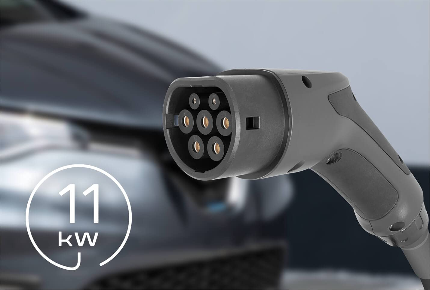 TECHNISAT TECHNIVOLT 100 Wallbox Ladestation für Elektrofahrzeuge, 11 kW
