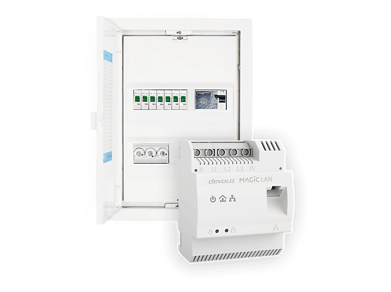 DEVOLO Magic 2 LAN DINrail, G.hn, RJ-45, Powerline-Adapter, 2400 Mbit/s — Foto 2 von 5