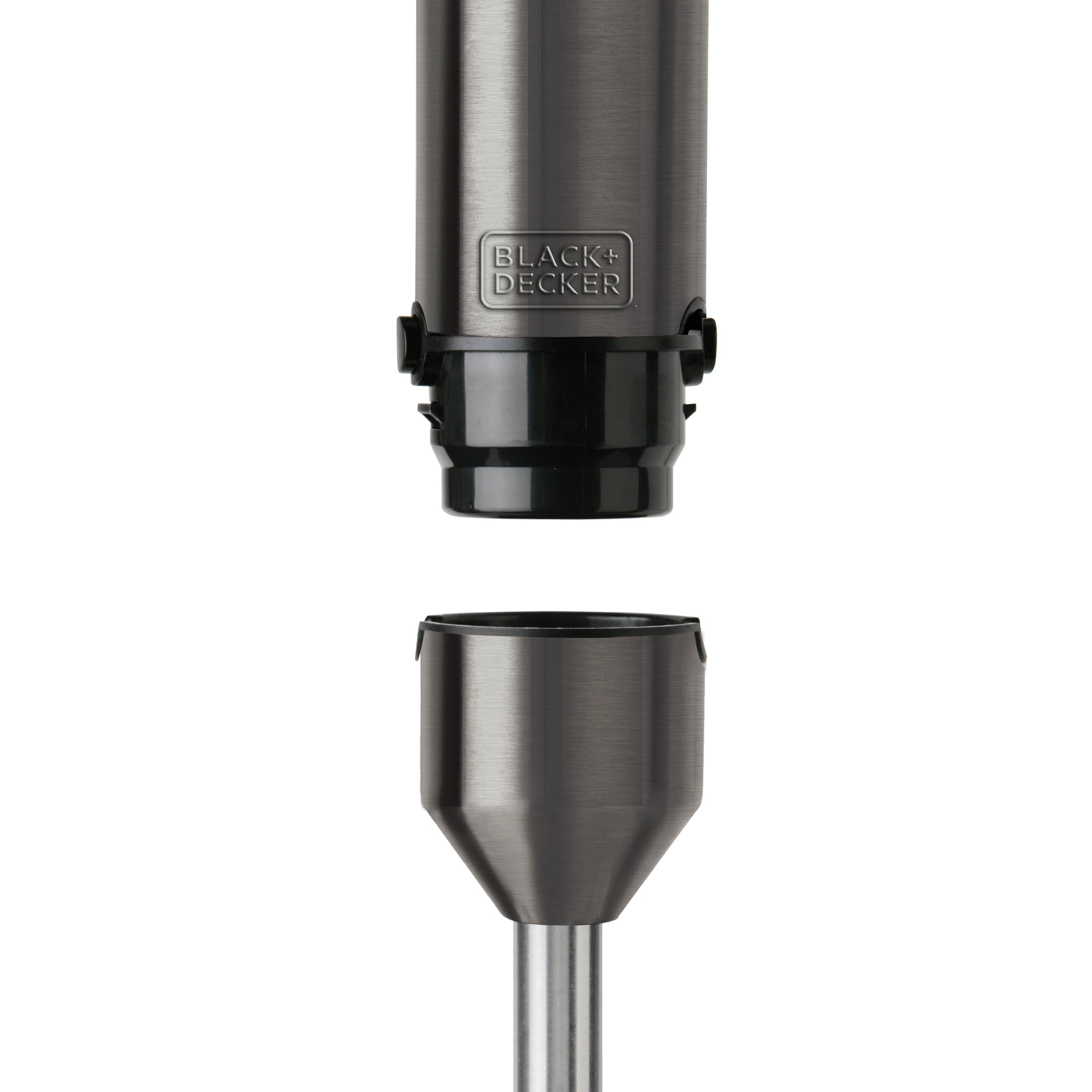 BLACK+DECKER BXHB1000E Stabmixer Edelstahl/Schwarz (1000 Watt)