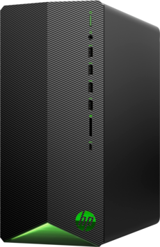 HP Gaming PC Pavilion TG01-2901ng, R7-5700G, 16GB RAM, 1TB SSD, RTX 3060Ti, Schwarz Gaming PC, AMD Ryzen™ 7 5700G, 16 GB RAM SSD, Frontblende in Shadow Black, Logo in Acid Green Chrome