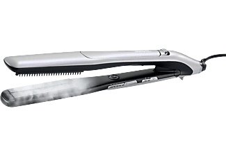 Plancha de pelo | Babyliss De 170 a 210°C, 5 Niveles de temperatura, LED, Recubrimiento cerámico, Gris
