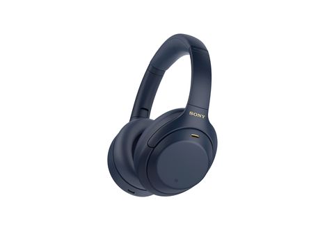 SONY WH-1000XM4 Noise Cancelling, Over-ear Kopfhörer Bluetooth Blau
