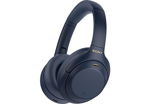 SONY WH-1000XM4 Noise Cancelling, Over-ear Kopfhörer Bluetooth Blau