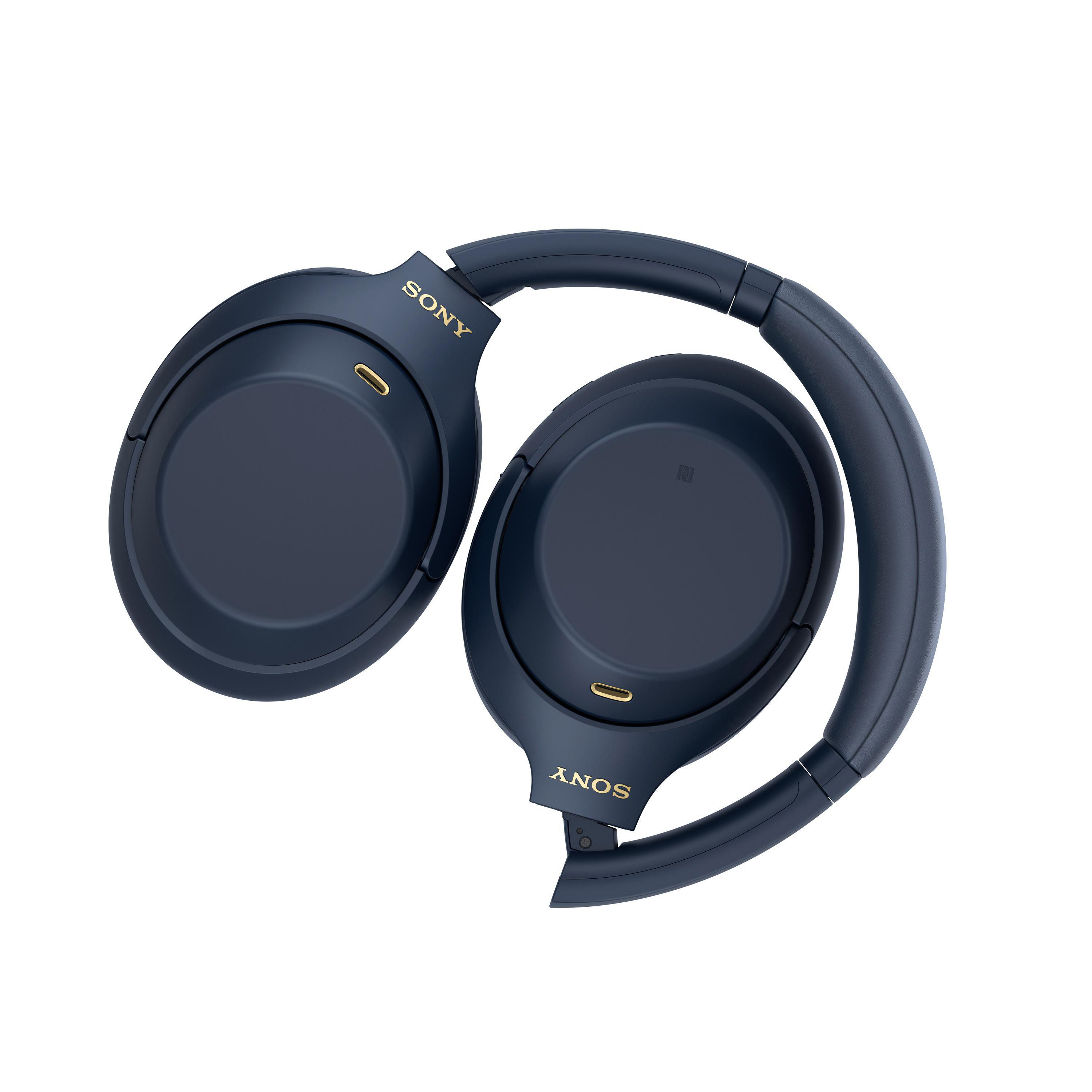 Noise WH-1000XM4 SONY Over-ear Bluetooth Cancelling, Blau Kopfhörer