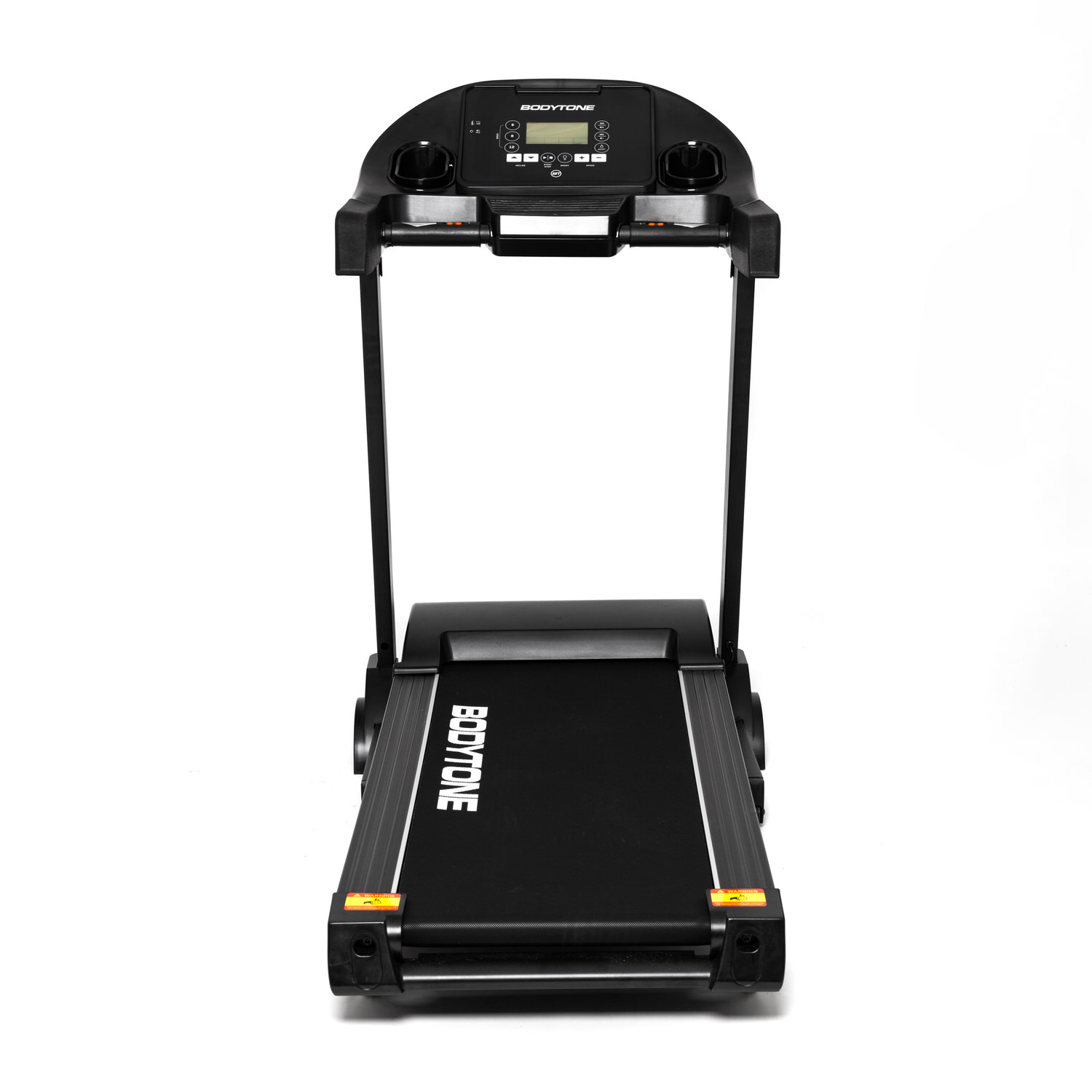 Cinta de correr - BodyTone DT16, 1865 W, Velocidad 16 Km/h, Potencia 2.5 CV, Peso Máx. 120 kg, Inclinación 15 Niveles, Negro