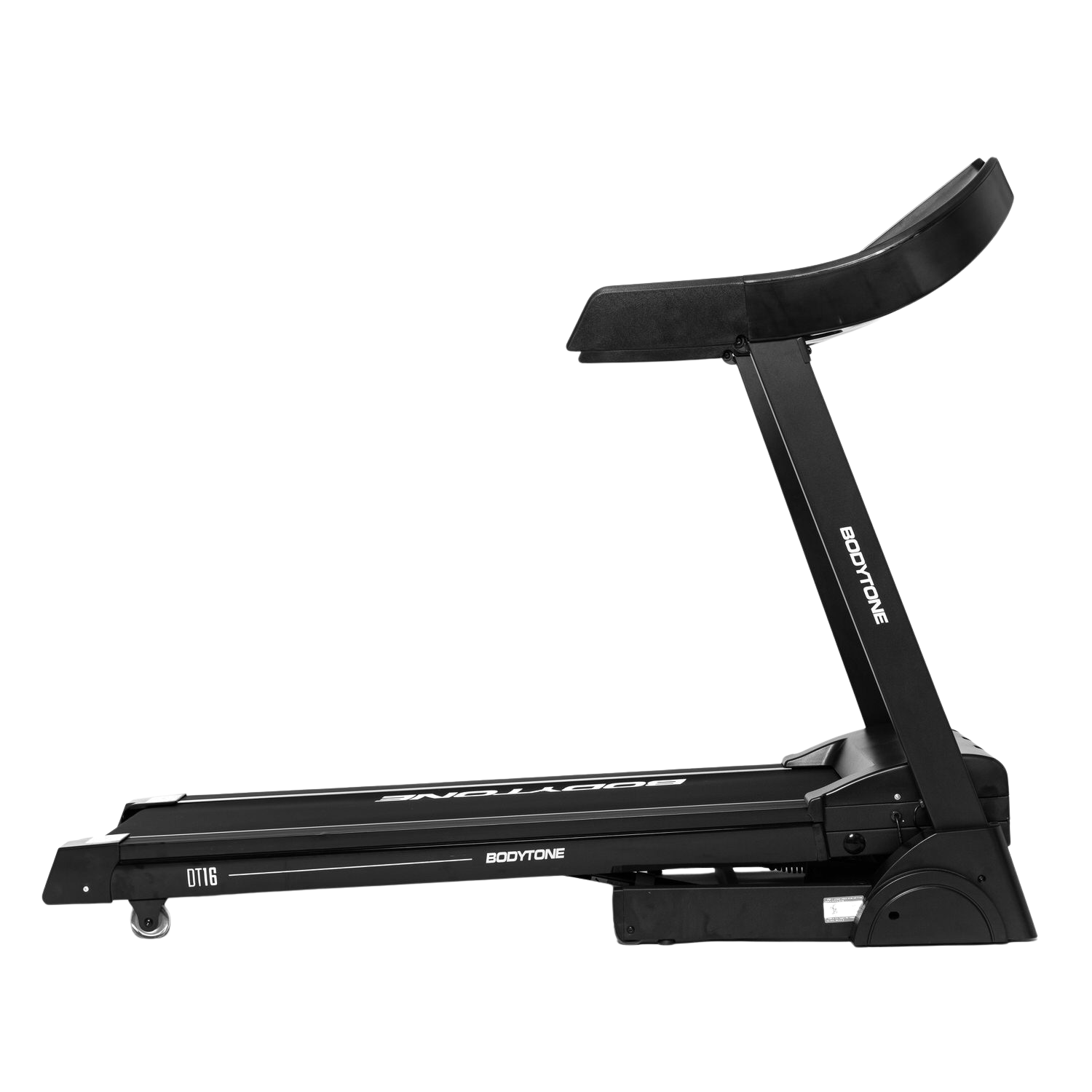 Cinta De Correr bodytone dt16 1865 w 12 programas 16 kmh pantalla lcd sistema plug&train® negro maquina con y 15 posiciones distintas 16kmh