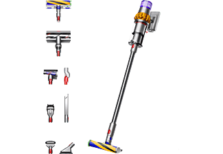 DYSON V15 Detect Absolute - Aspirapolvere a batteria (Nichel giallo satinato/Nichel brillante)