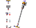 DYSON V15 Detect Absolute - Kabelloser Staubsauger (Nickel Satin Gelb/Glanz Nickel)