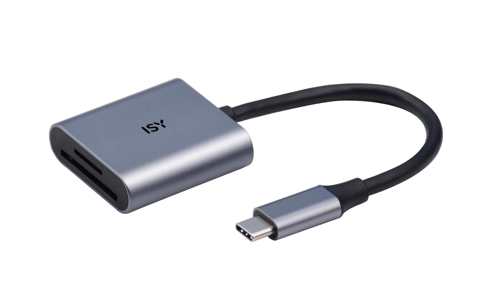 Kartenleser ISY USB-C 2-in-1 ICR-5000