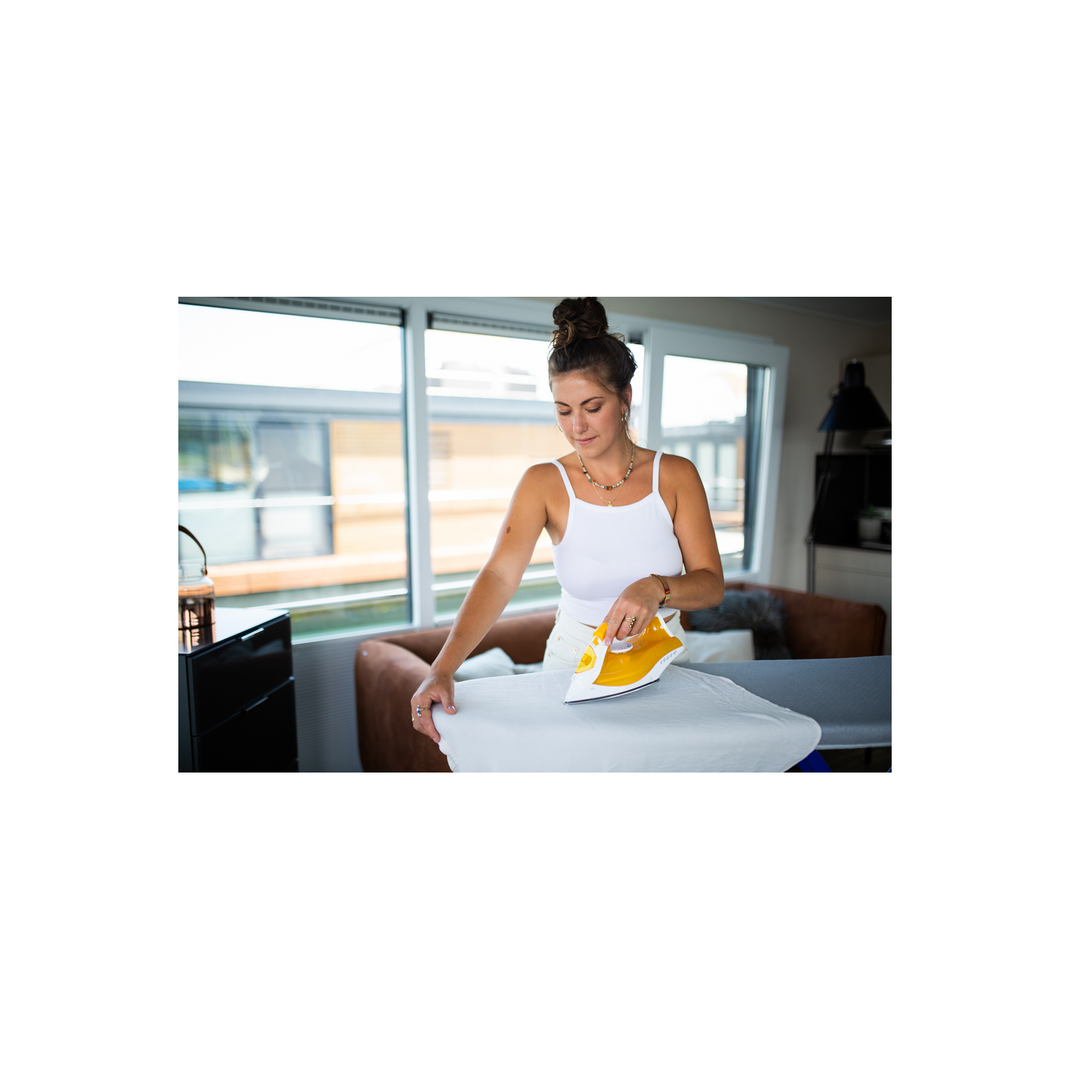 Plancha de vapor - OK OSI 3112, 2200W, Acero inoxidable, 0.25L