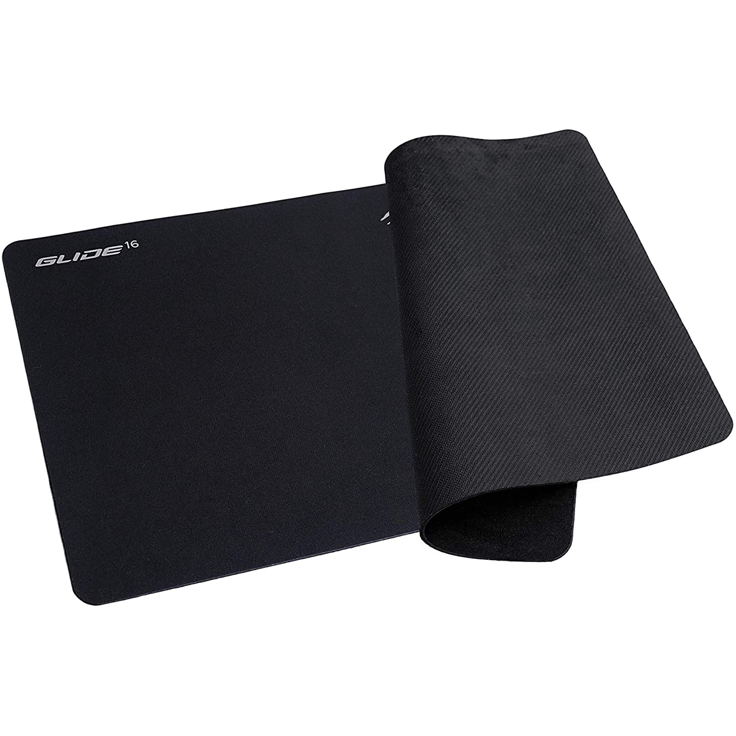 Alfombrilla gaming - Mad Catz G.L.I.D.E. 16, Paño, Caucho natural, Base antideslizante, 27 x 32 cm, Negro