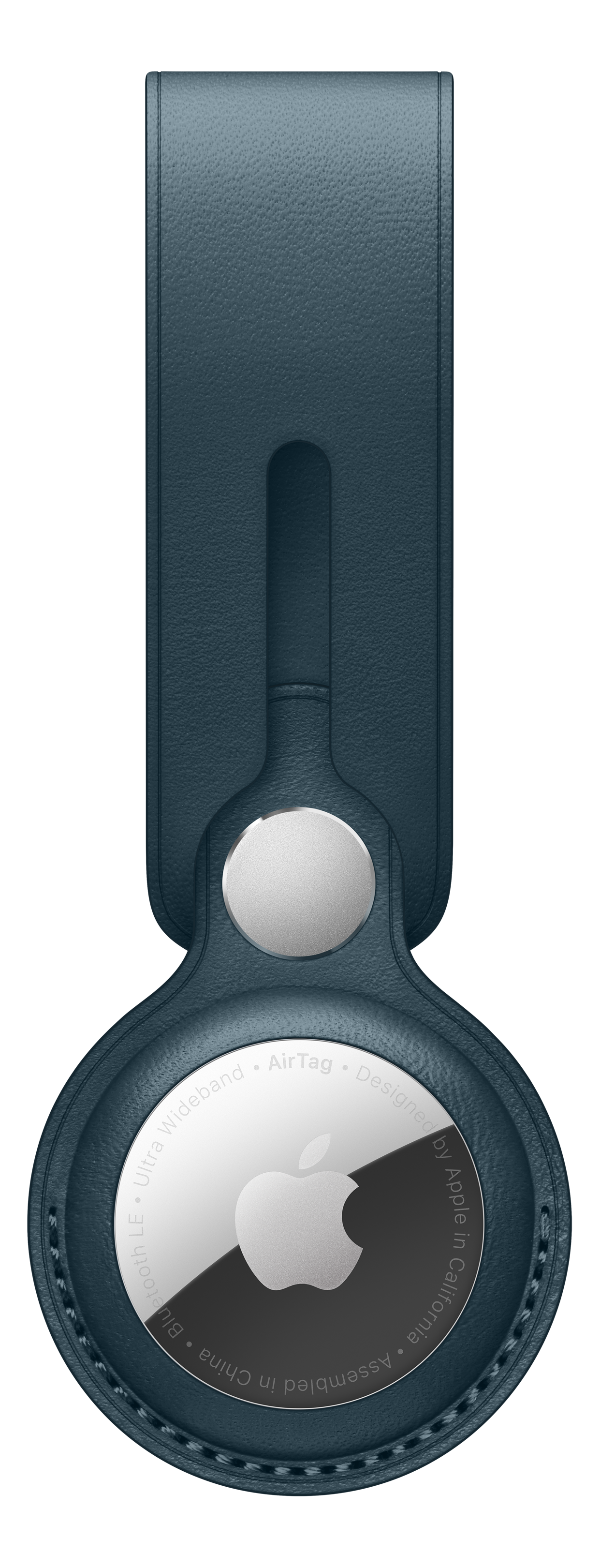APPLE AirTag Anhänger aus Leder, Baltischblau