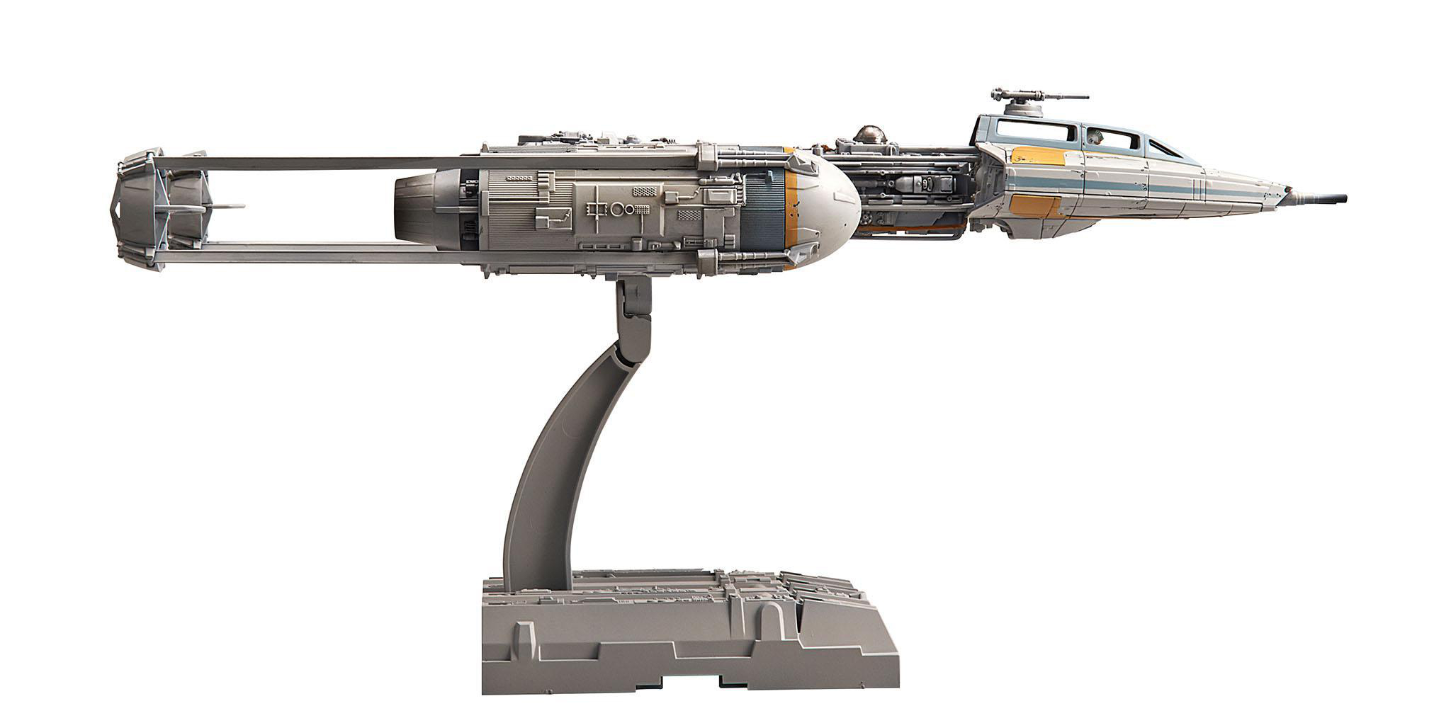 REVELL BANDAI Y-wing Modellbausatz, Starfighter Grau