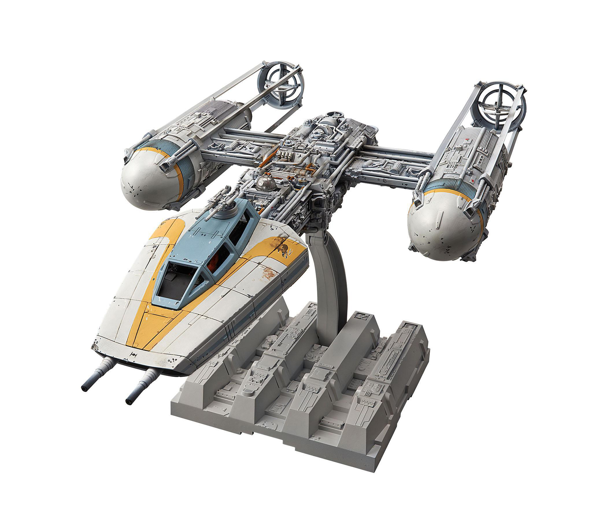 REVELL BANDAI Modellbausatz, Y-wing Starfighter Grau