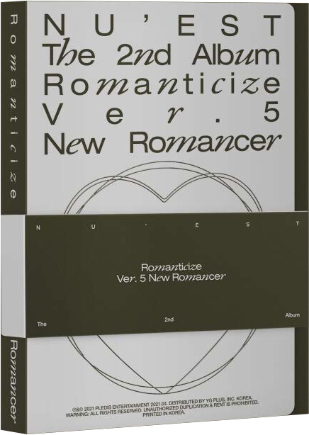 Nu’est - Romanticize: The 2nd Album New Romancer (CD + könyv)