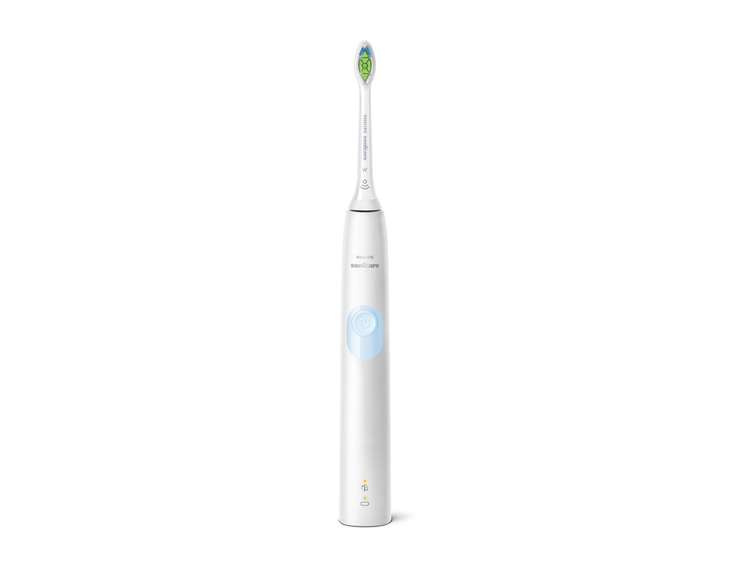 PHILIPS SONICARE ProtectiveClean 4300 HX6807/35 Duo - Brosse à dents sonique électrique (Menthe/Blanc)