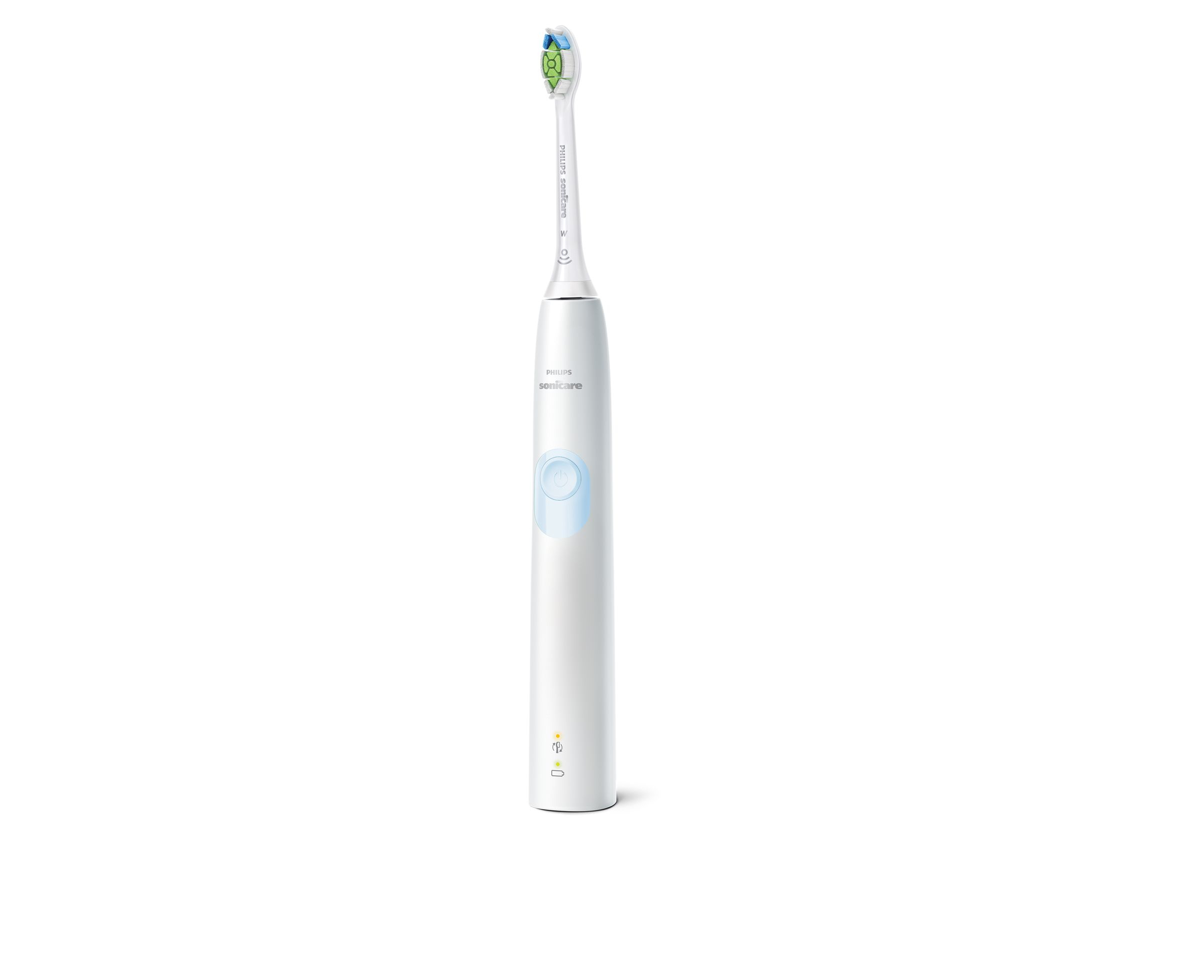 PHILIPS SONICARE ProtectiveClean 4300 HX6807/35 Duo - Brosse à dents sonique électrique (Menthe/Blanc)
