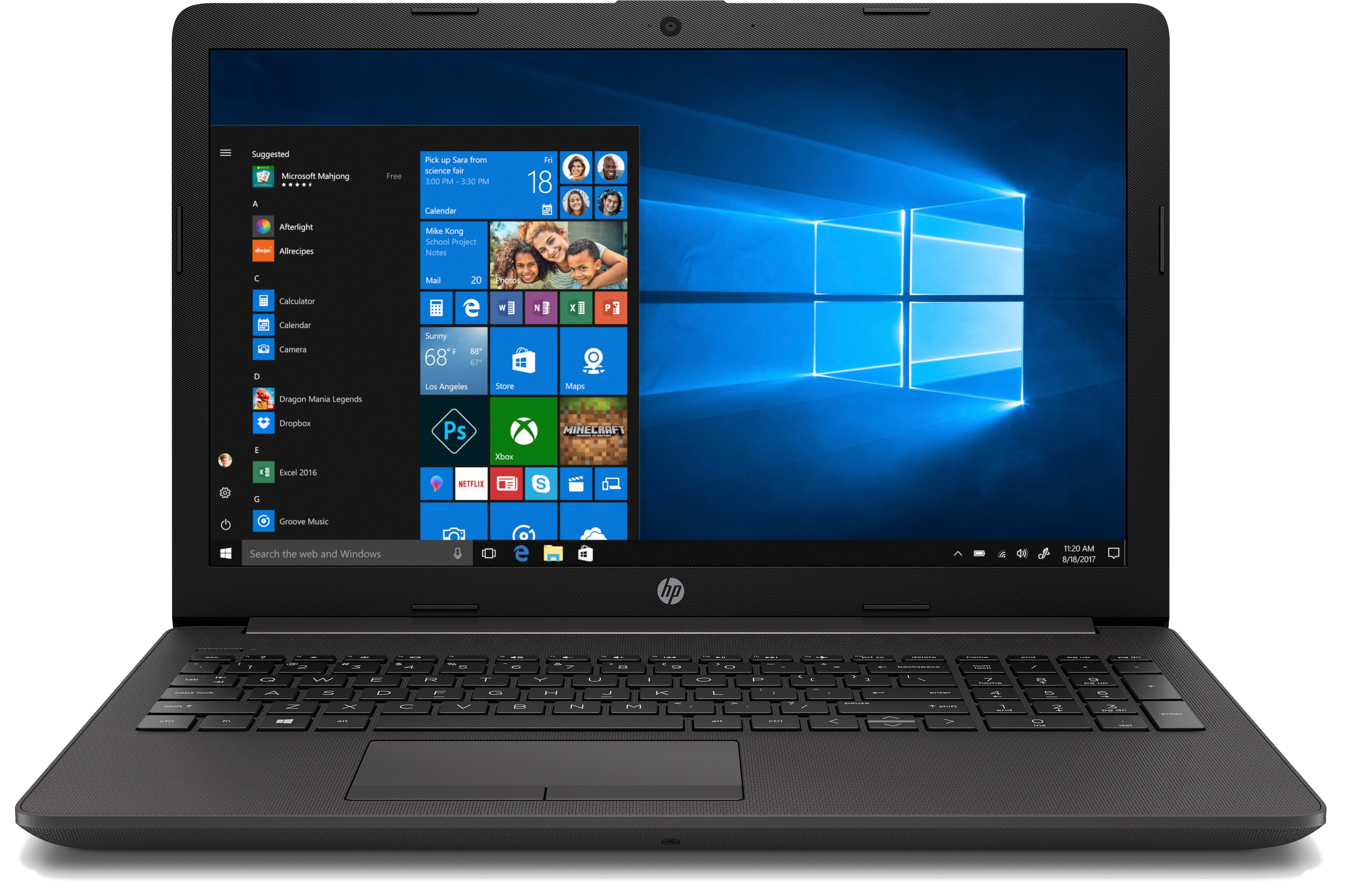 HP 197Q9EA/ 250-G7/ i3-1005G1/ 8GB Ram/ 256 GB SSD/ 15.6"/ Windows 10 Home Laptop Siyah