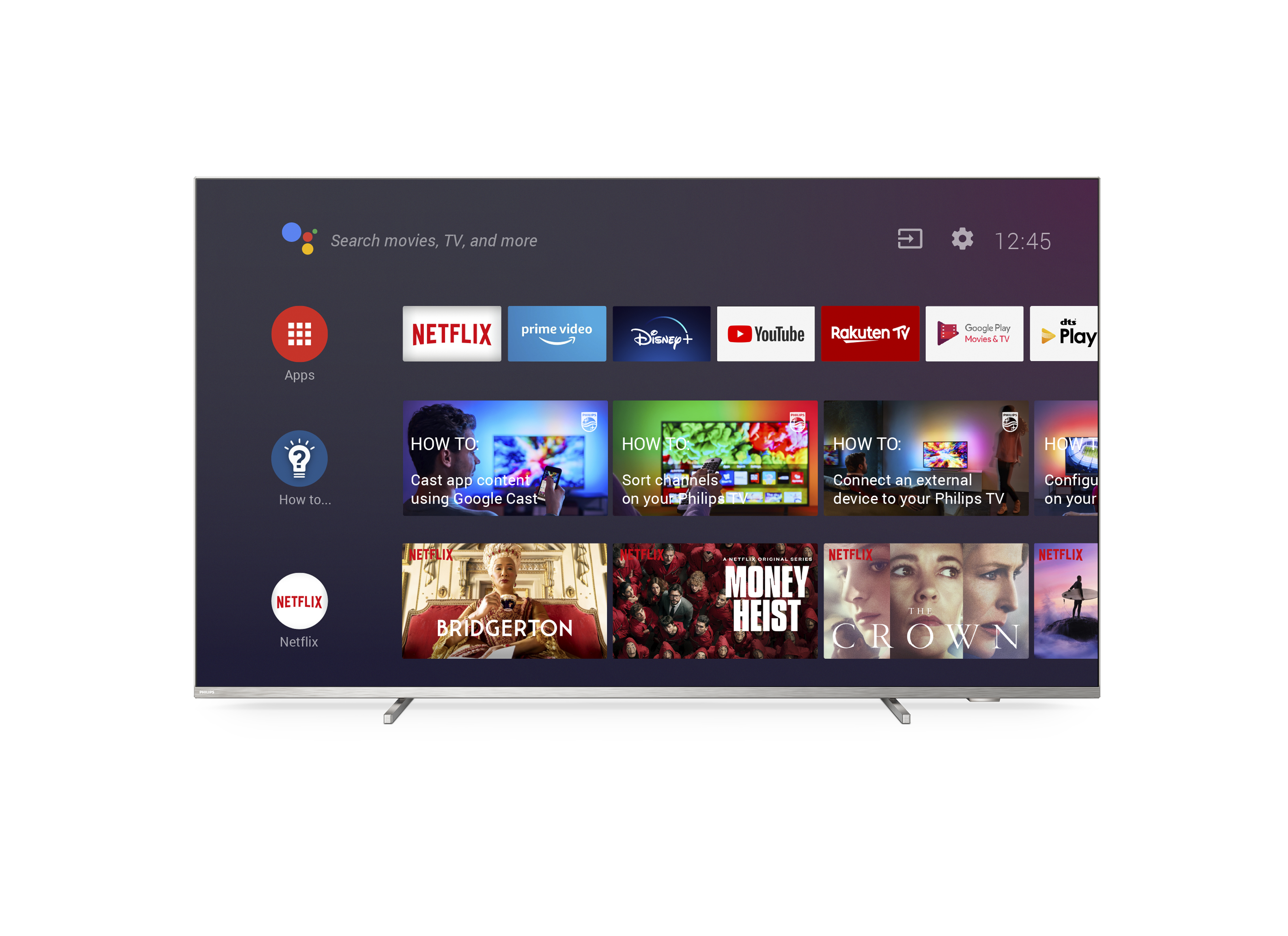 Zoll 55 4K, / (Flat, LED 55PUS9206/12 SMART PHILIPS UHD TV 139 cm, Ambilight) TV,