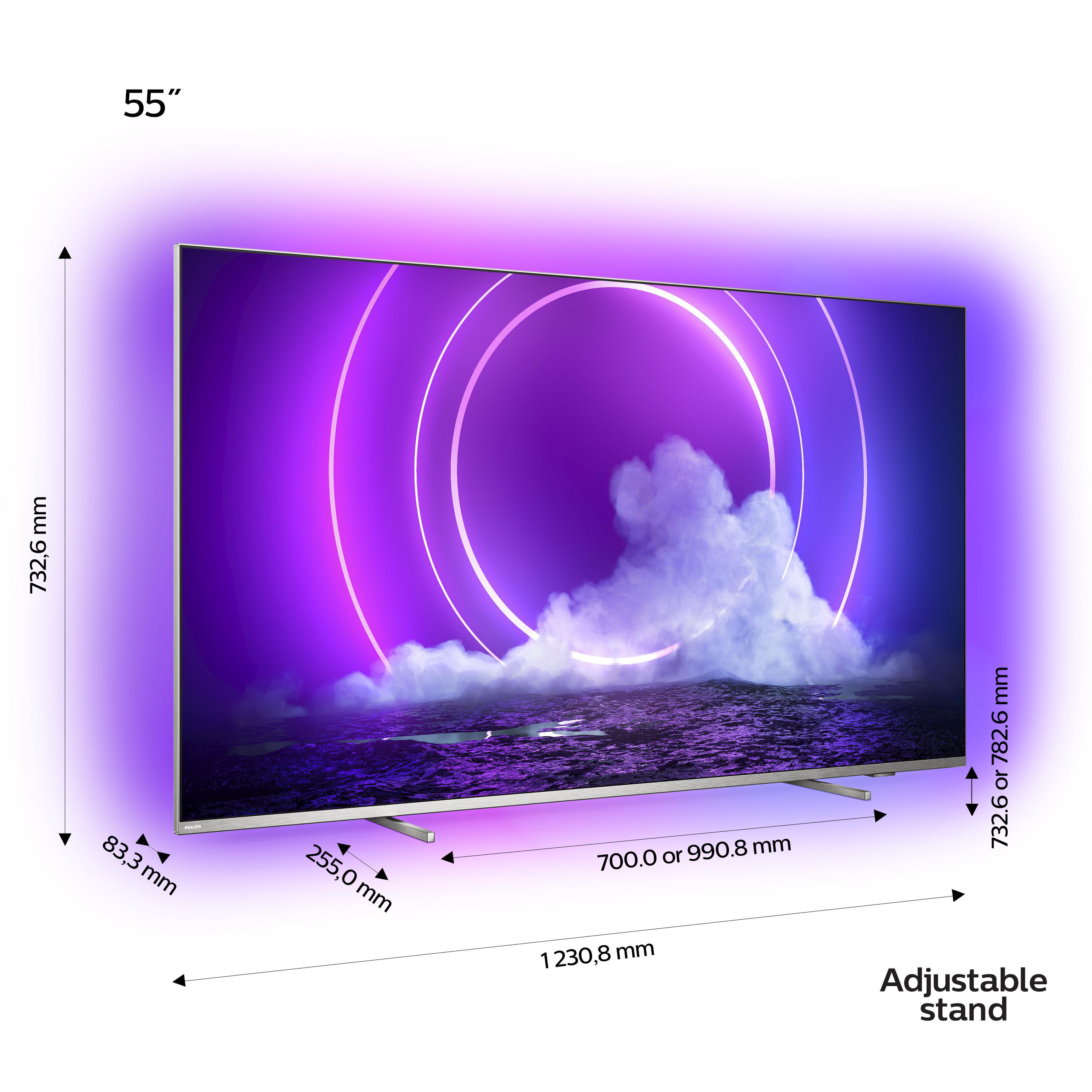PHILIPS 55PUS9206/12 LED TV (Flat, 55 Zoll / 139 cm, UHD 4K, SMART TV, Ambilight)