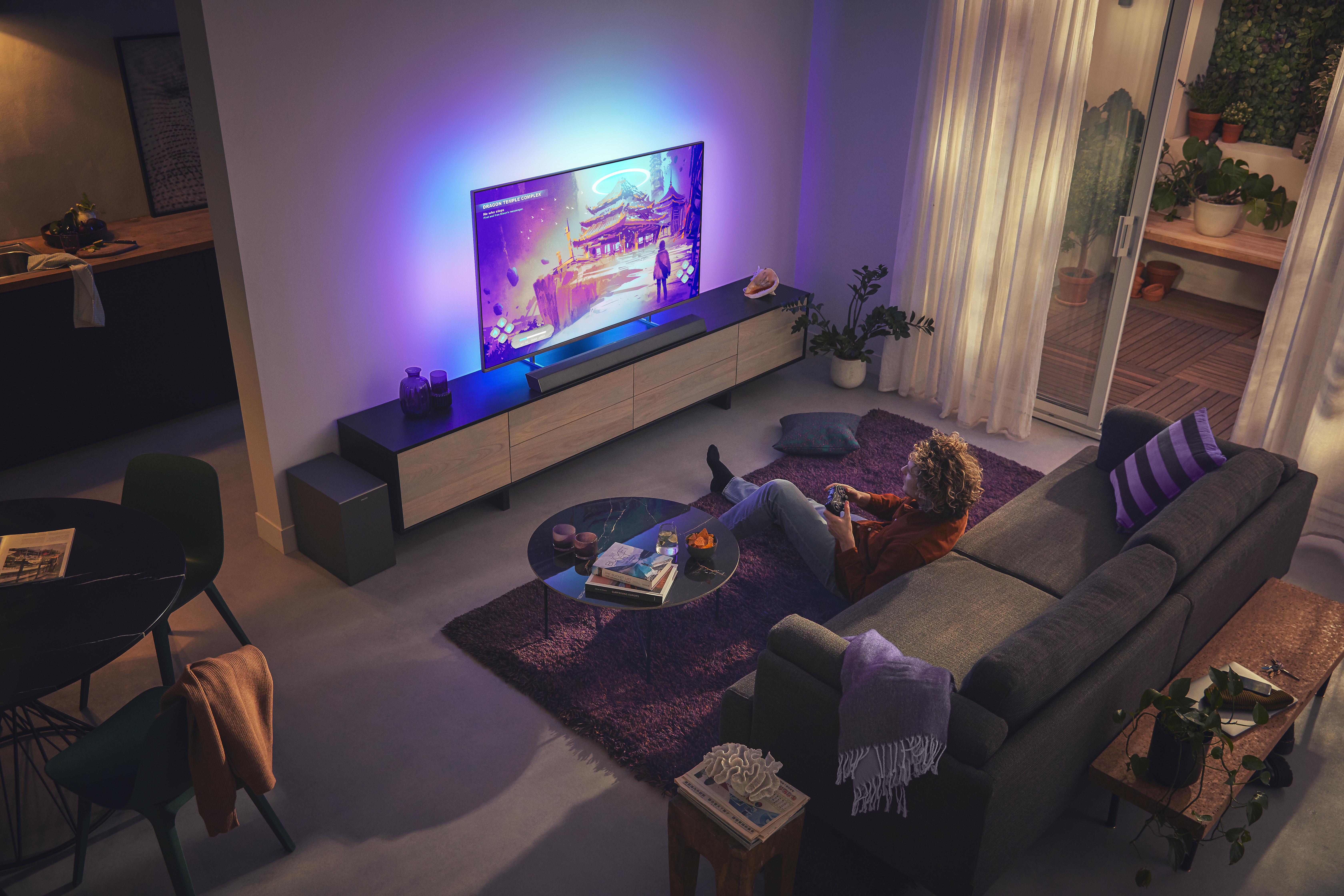 PHILIPS 55PUS9206/12 LED TV (Flat, 55 Zoll / 139 cm, UHD 4K, SMART TV, Ambilight)