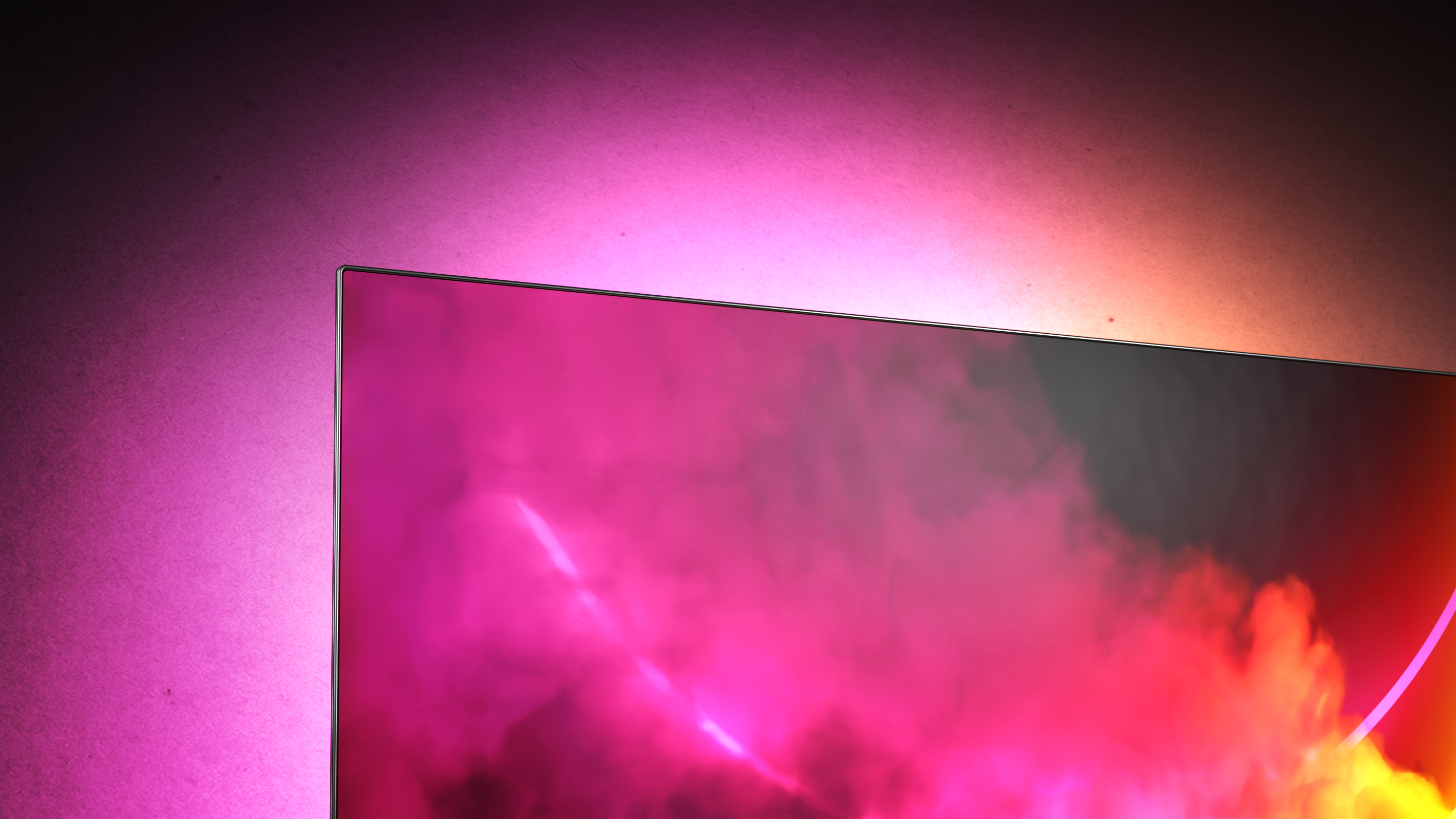 PHILIPS 77OLED806/12 OLED TV (Flat, 77 Zoll / 194 cm, UHD 4K, SMART TV, Ambilight, Android TV™ 10 (Q))