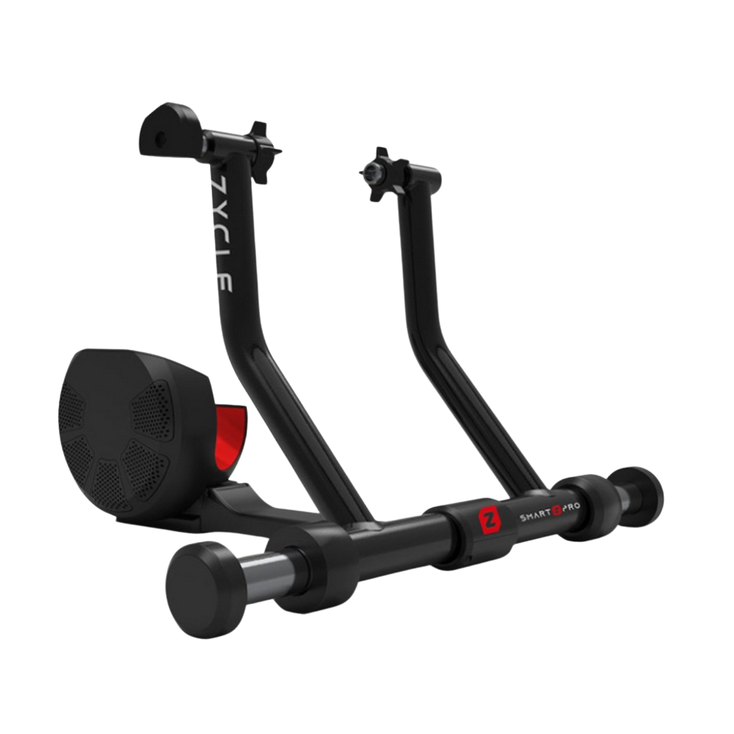 Rodillo de entrenamiento - Zycle Smart ZPro, Para bicicleta, Sistema de resistencia magnética, Negro