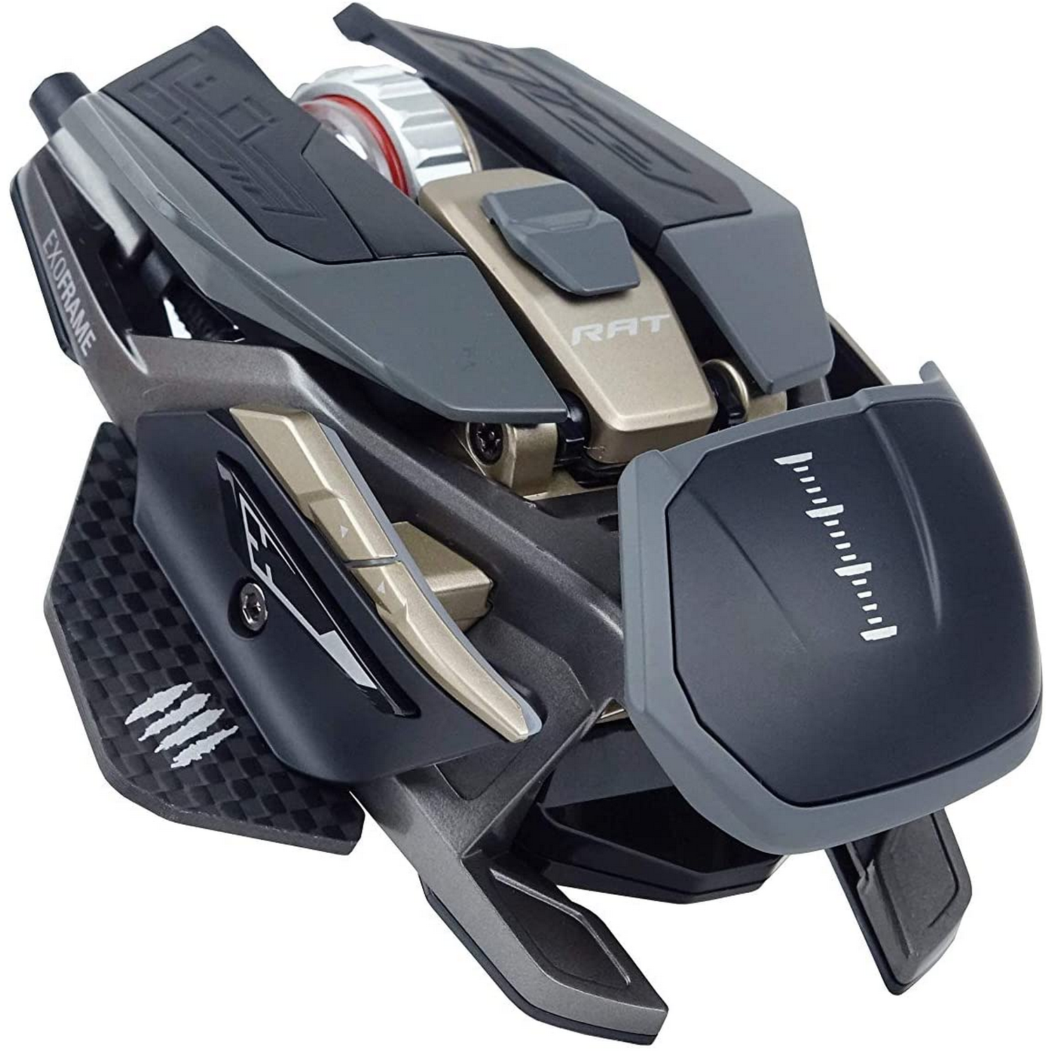 Ratón gaming - Mad Catz R.A.T. Pro X3 Supreme Edition, Por cable, 16000 ppp, 0.3 ms, RGB, 50G, Plata