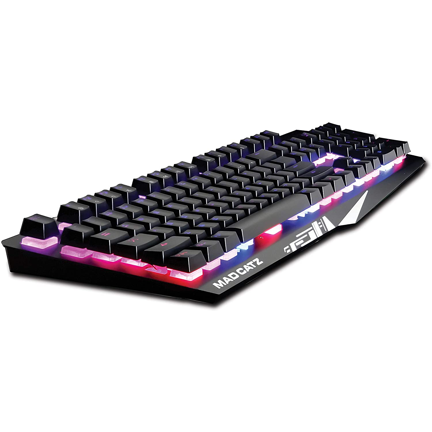 Teclado gaming - Mad Catz S.T.R.I.K.E. 2, Mecánico, 5 ms, USB, Retroiluminación RGB, 104 teclas, Negro