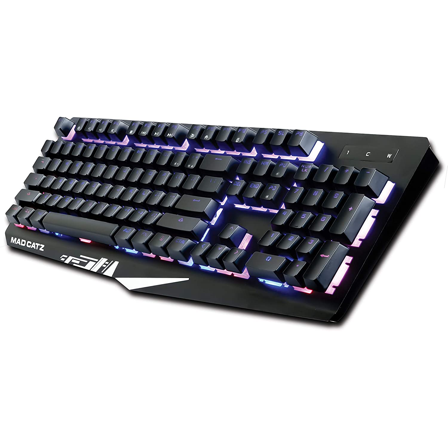 Teclado gaming - Mad Catz S.T.R.I.K.E. 2, Mecánico, 5 ms, USB, Retroiluminación RGB, 104 teclas, Negro