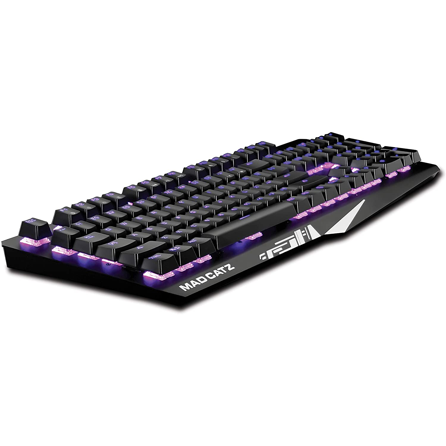 Teclado gaming - Mad Catz S.T.R.I.K.E. 4, Mecánico, 5 ms, USB, Retroiluminación RGB, 104 teclas, Negro
