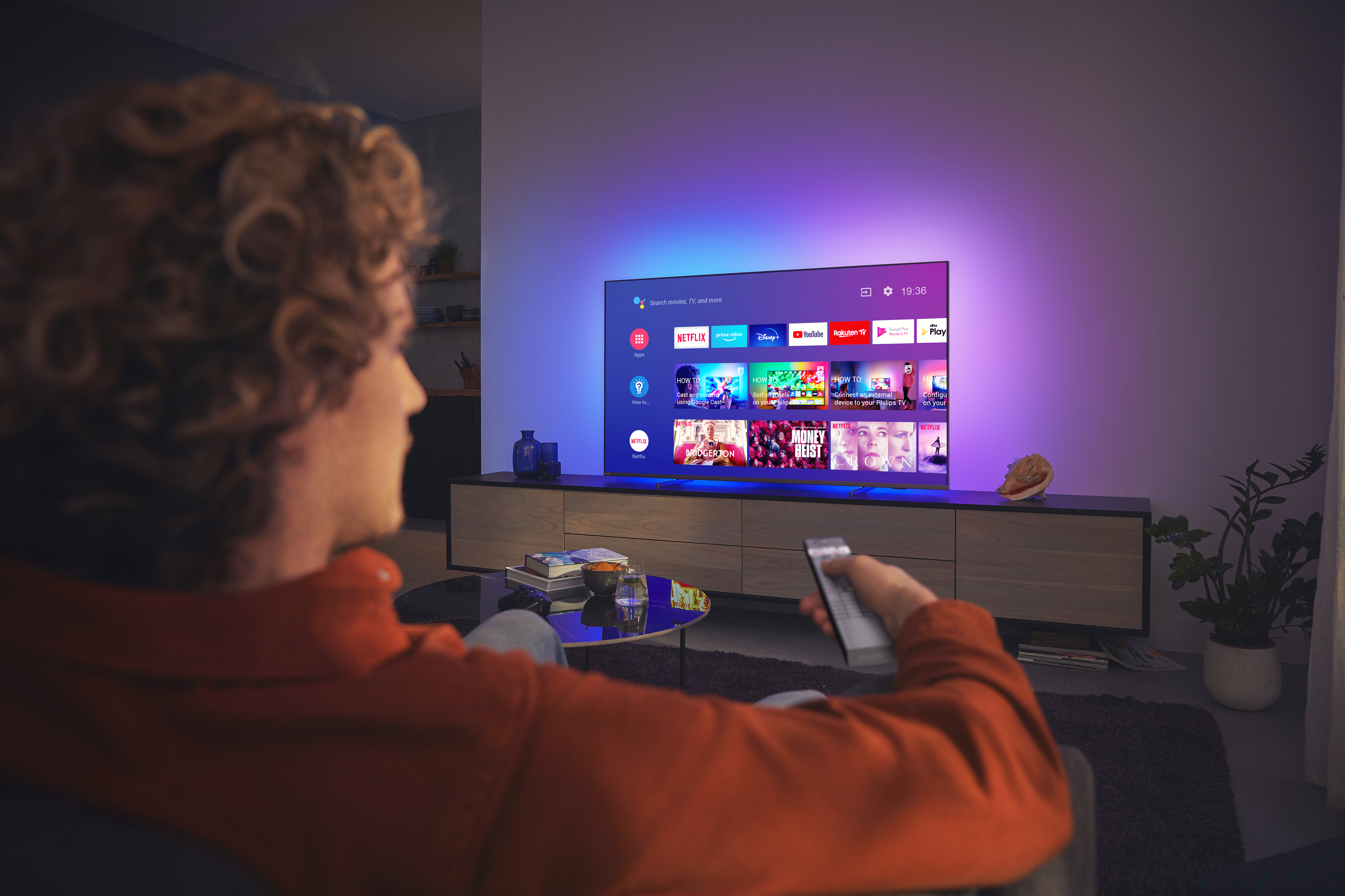 PHILIPS 55PUS9206/12 LED TV (Flat, 55 Zoll / 139 cm, UHD 4K, SMART TV, Ambilight)