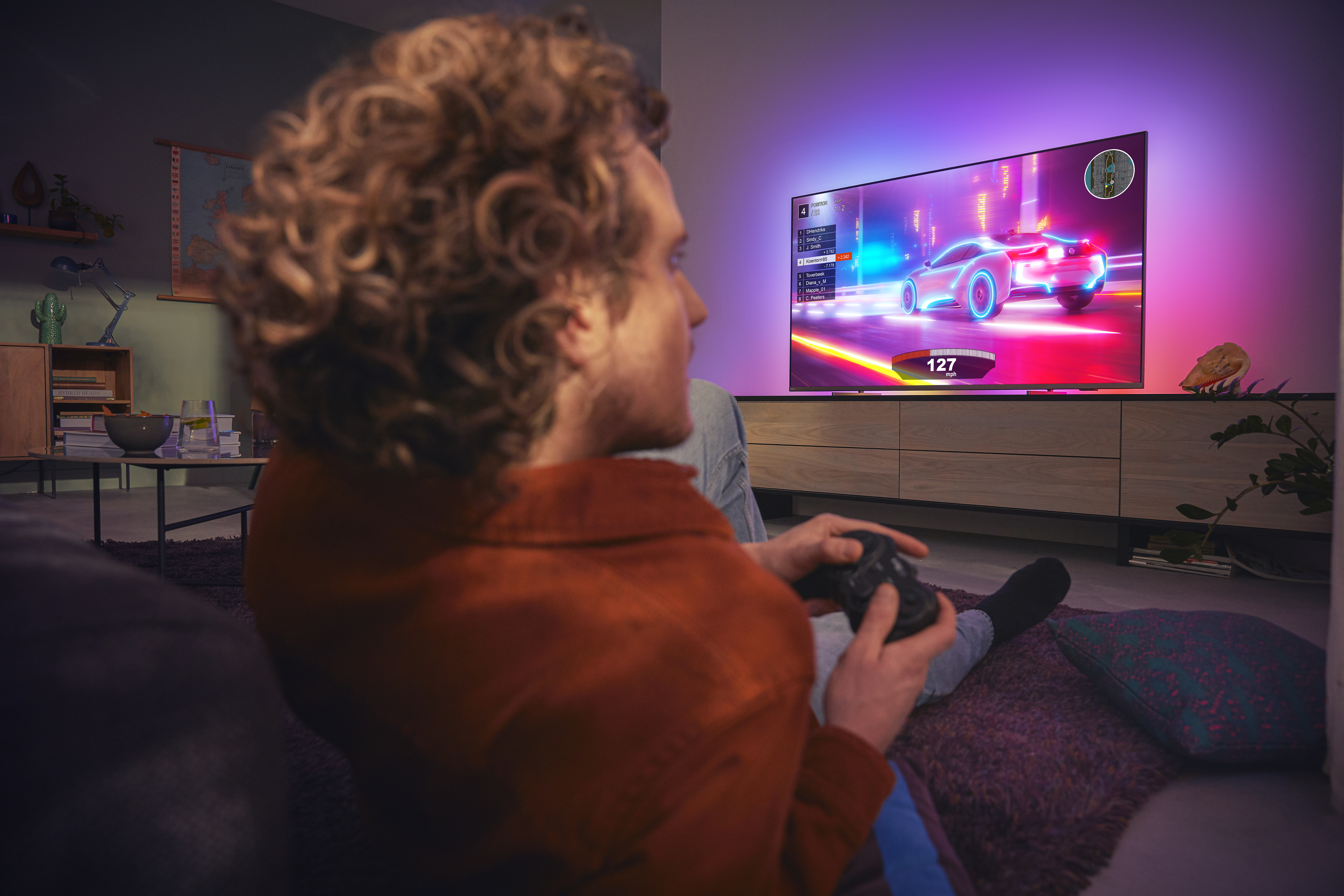 PHILIPS 55PUS9206/12 LED TV (Flat, 55 Zoll / 139 cm, UHD 4K, SMART TV, Ambilight)