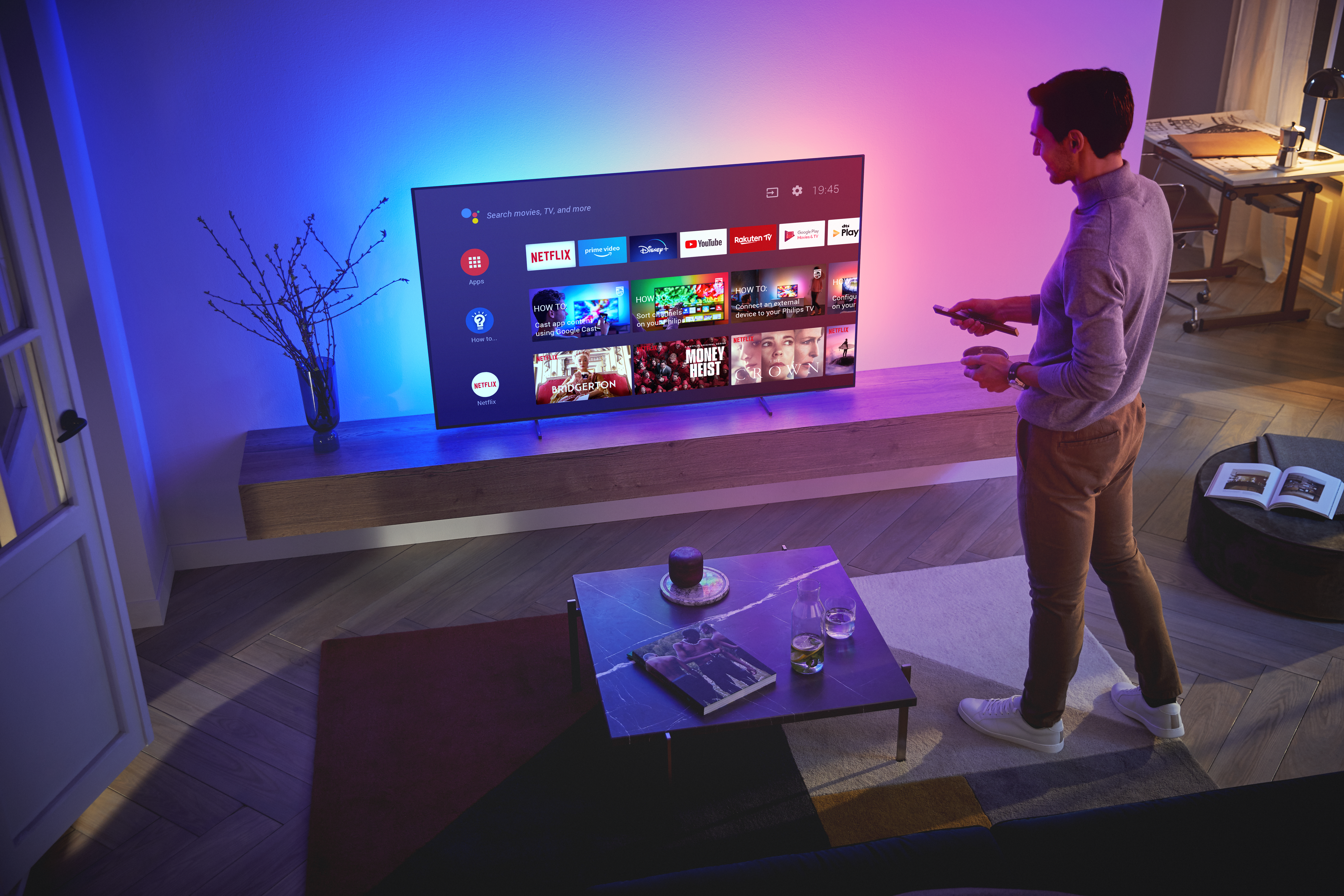 PHILIPS 48OLED806 OLED TV (Flat, 48 Zoll / 121 cm, OLED 4K, SMART TV, Ambilight, Android TV)
