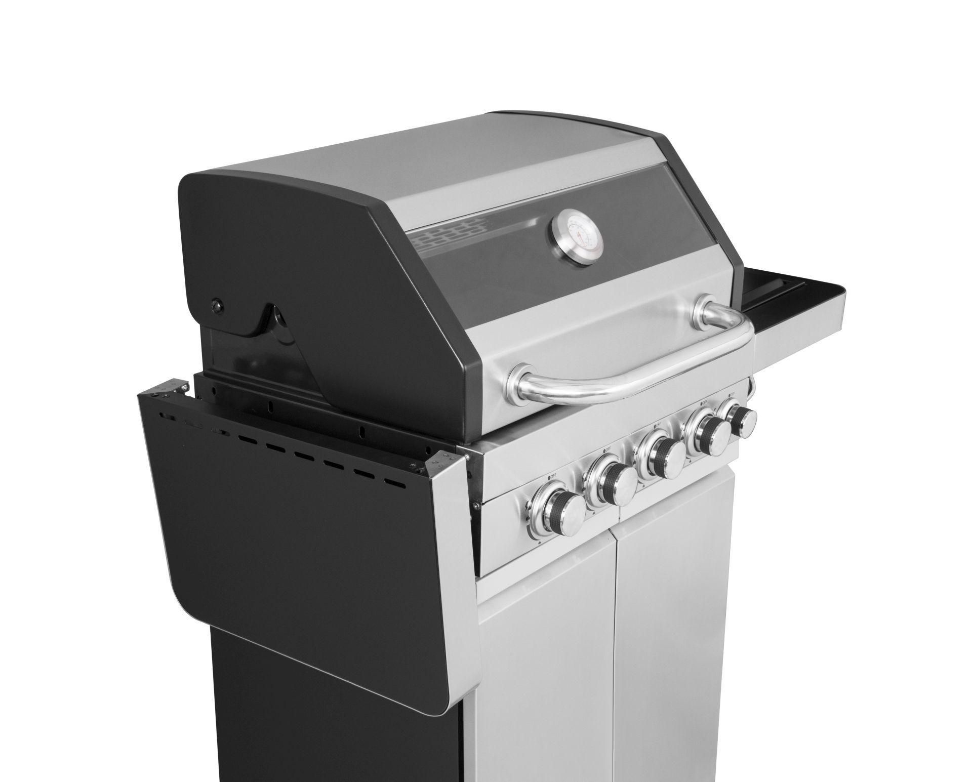 EL FUEGO AY0597 Sunset Beach Gasgrill, Silber (14500 Watt)