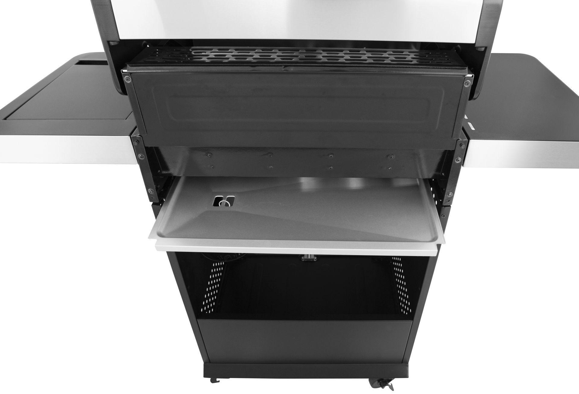 EL FUEGO AY0597 Sunset Beach Gasgrill, Silber (14500 Watt)